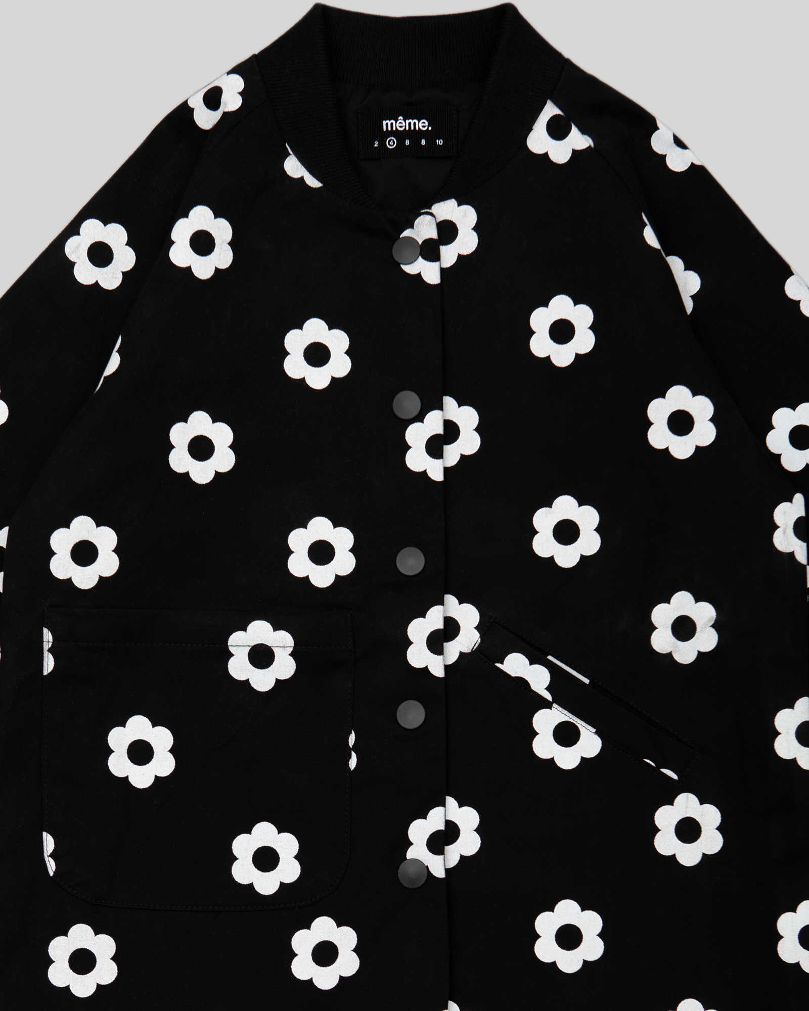 mercy varsity jacket - daisy dots
