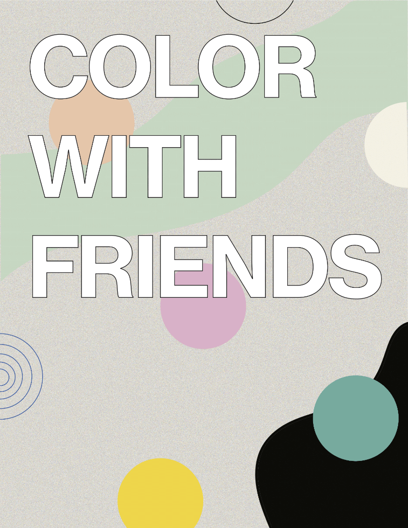 Color With Friends Coloring Booklet #2!