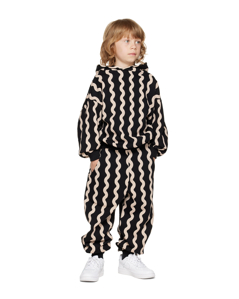 8Y - Chunky Lounge Pant in Wavy Stripes