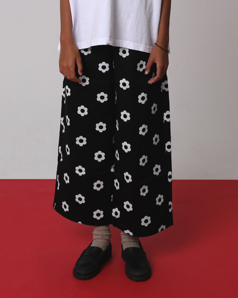 kai wide leg trouser - daisy dots