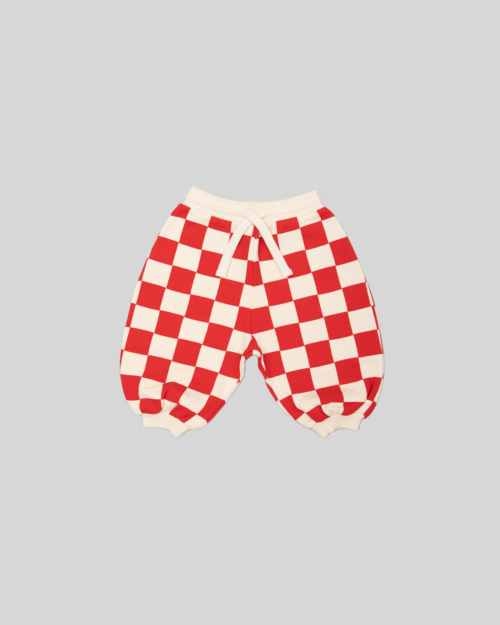 baby chunky lounge pant - red checkers