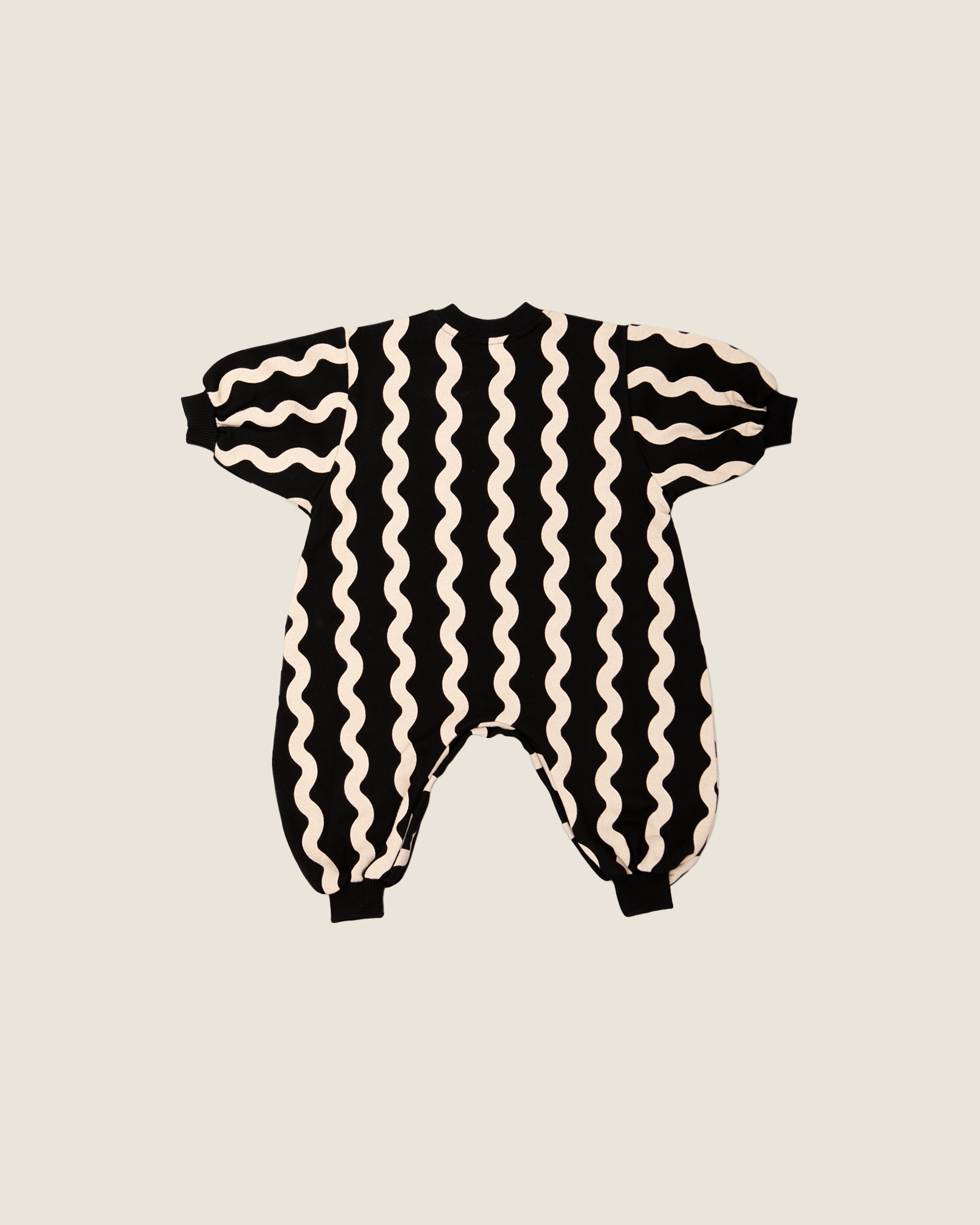 baby chunky playsuit - wavy stripes