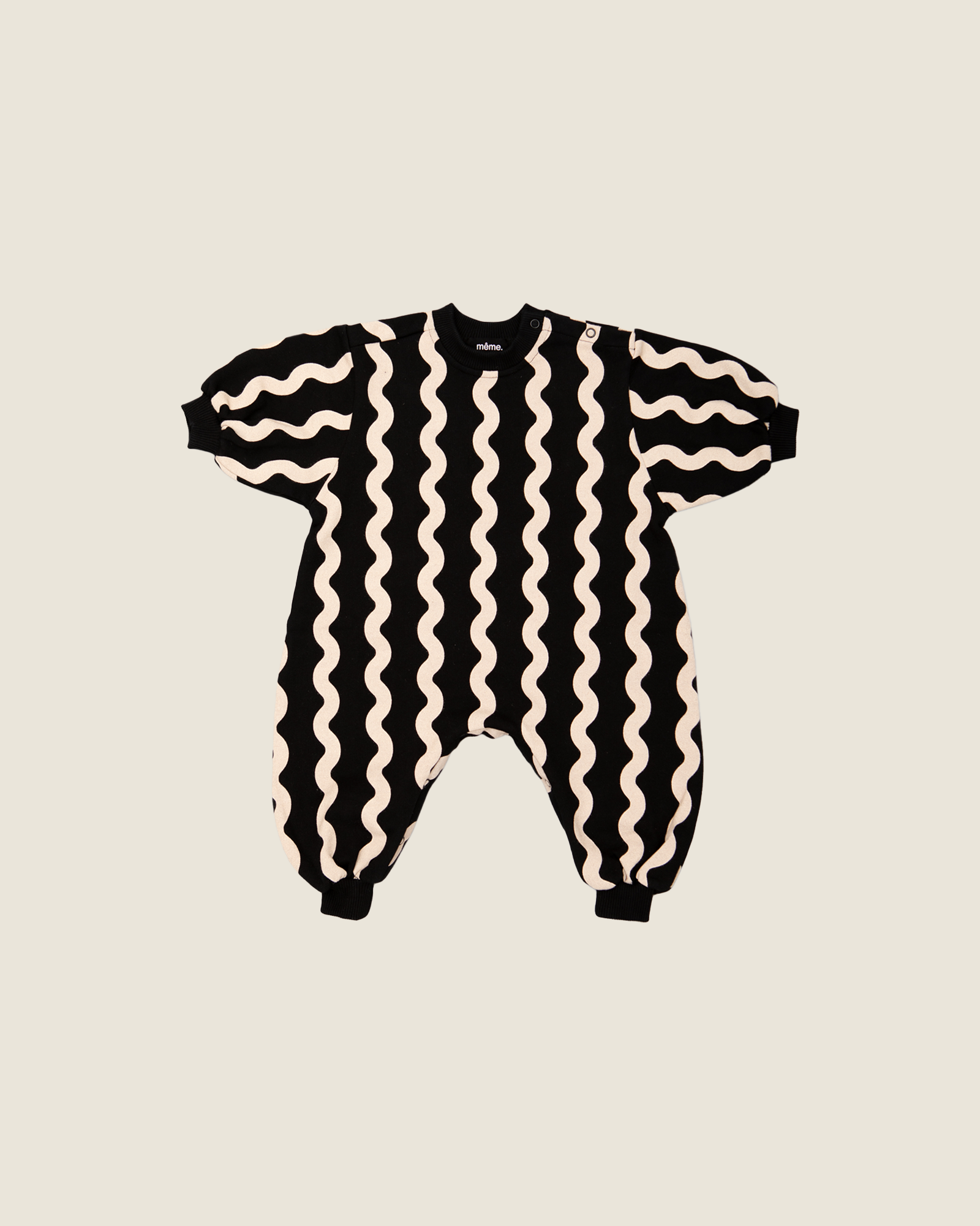 baby chunky playsuit - wavy stripes