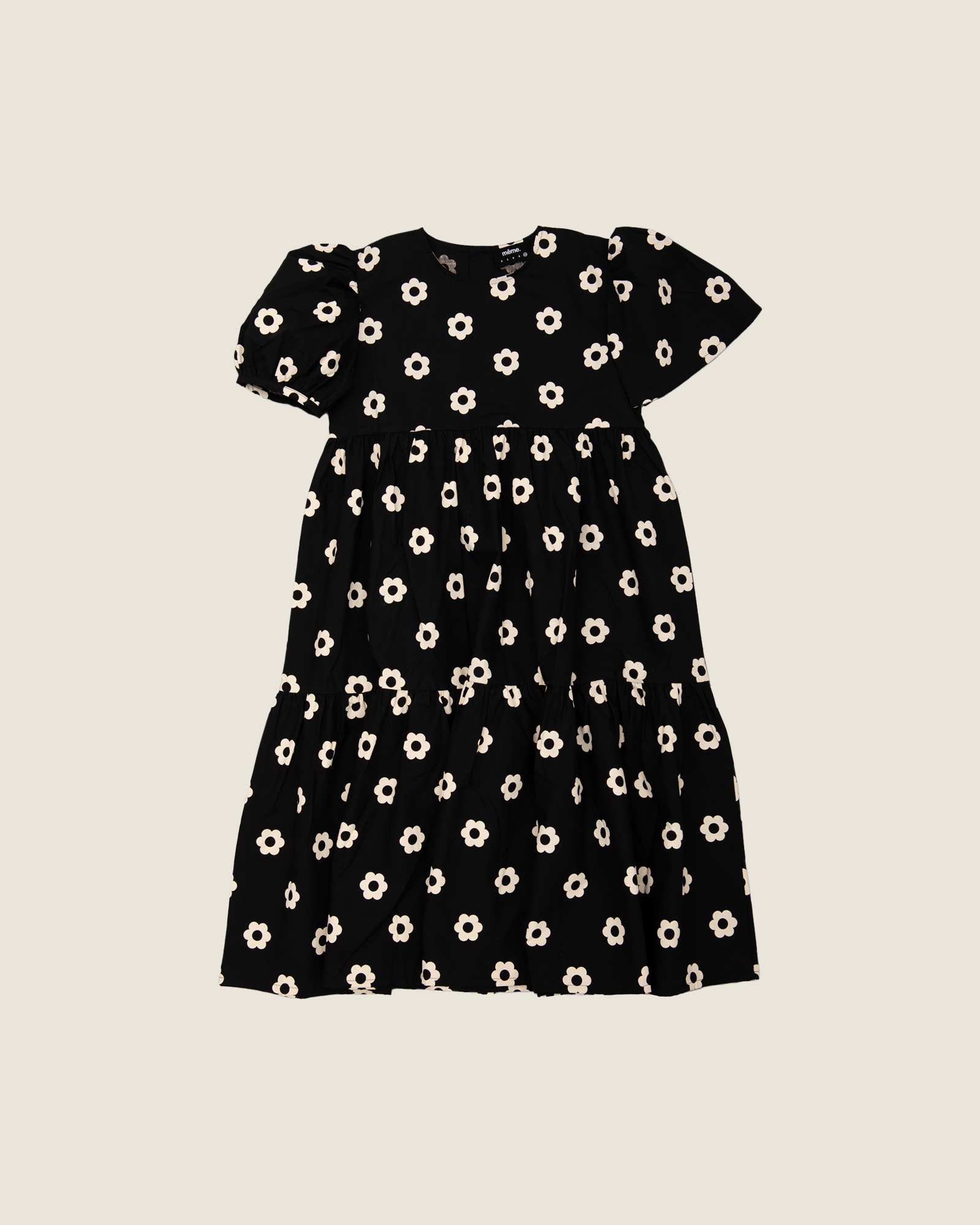 max asymmetrical dress - daisy dots