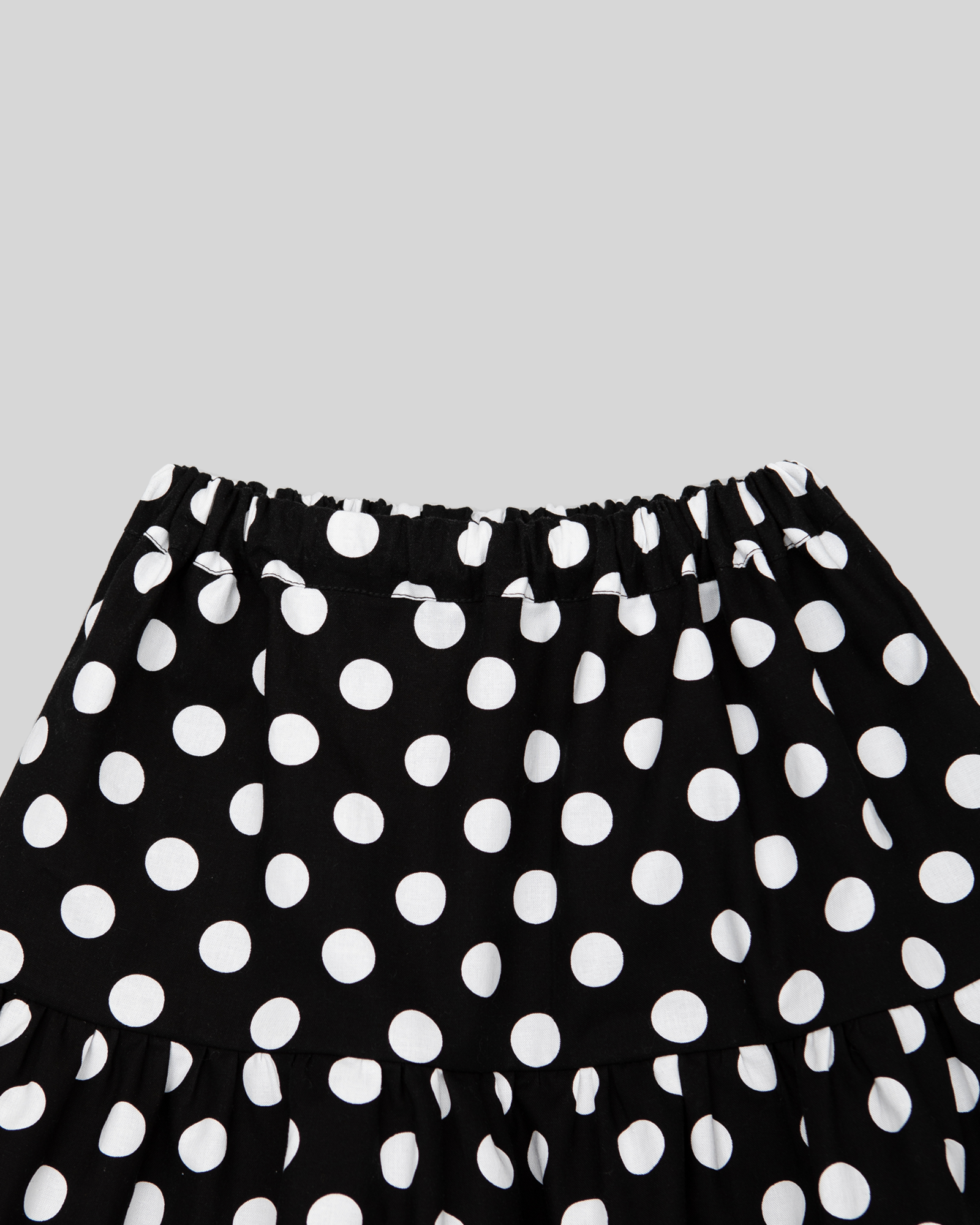 micah tiered skirt - polka dot