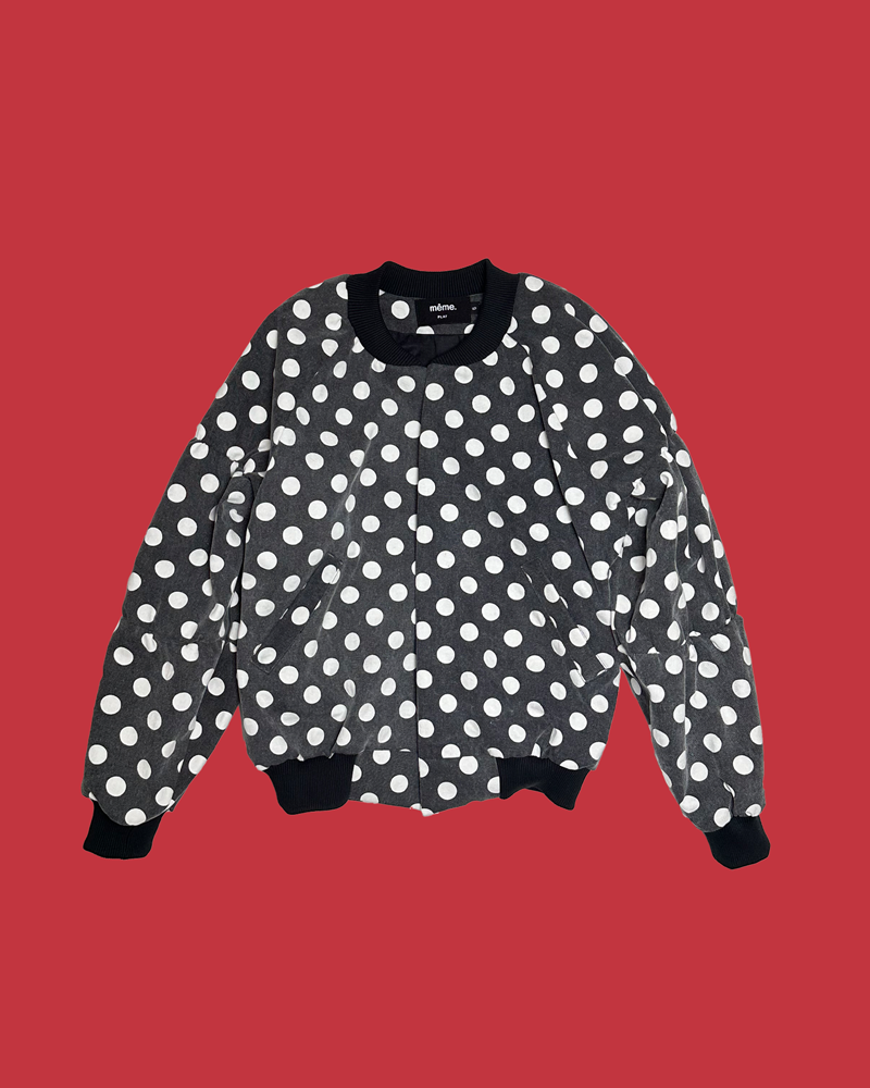 6Y - Upcycled PLAY Jacket in Polka Dots (1 of 1)