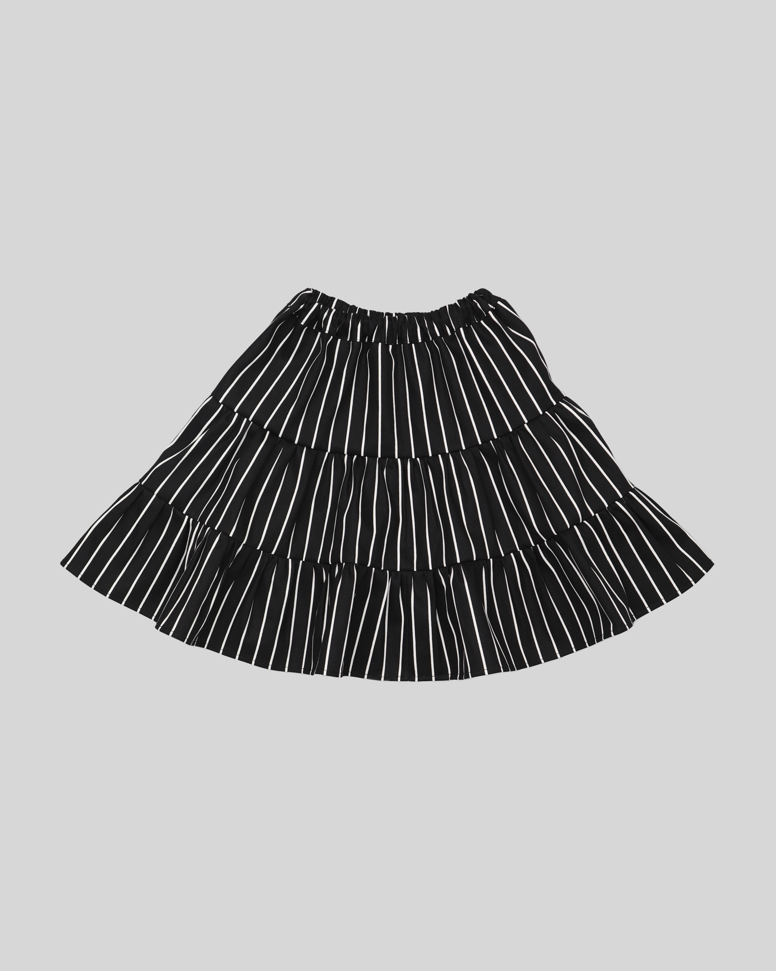 micah tiered skirt - stripes