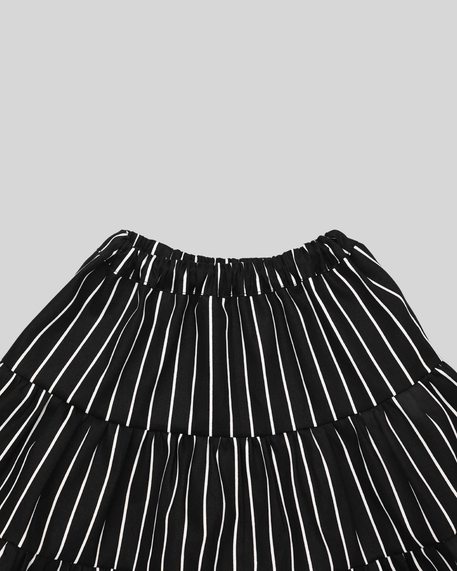 micah tiered skirt - stripes