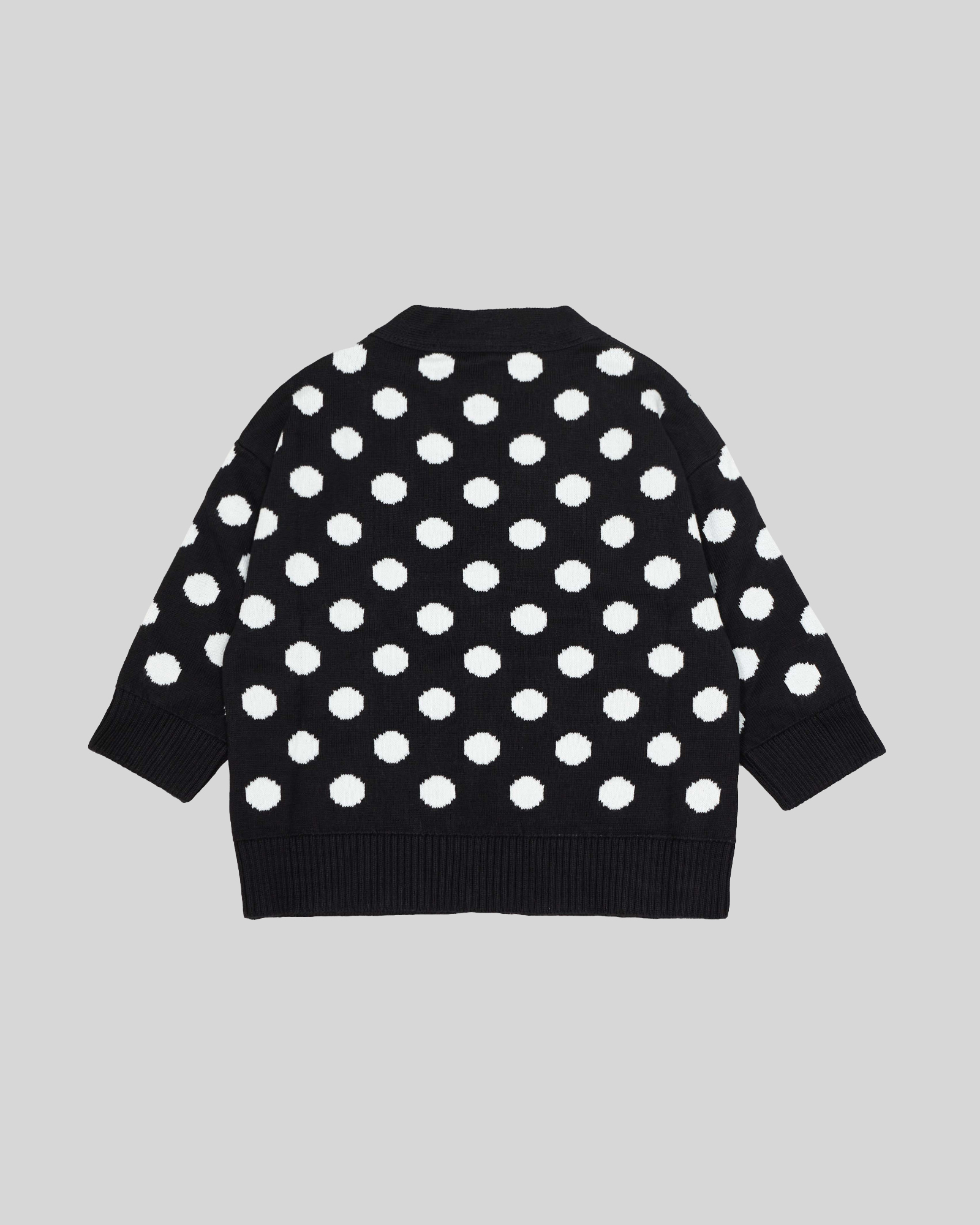 baby knit cardigan - dots