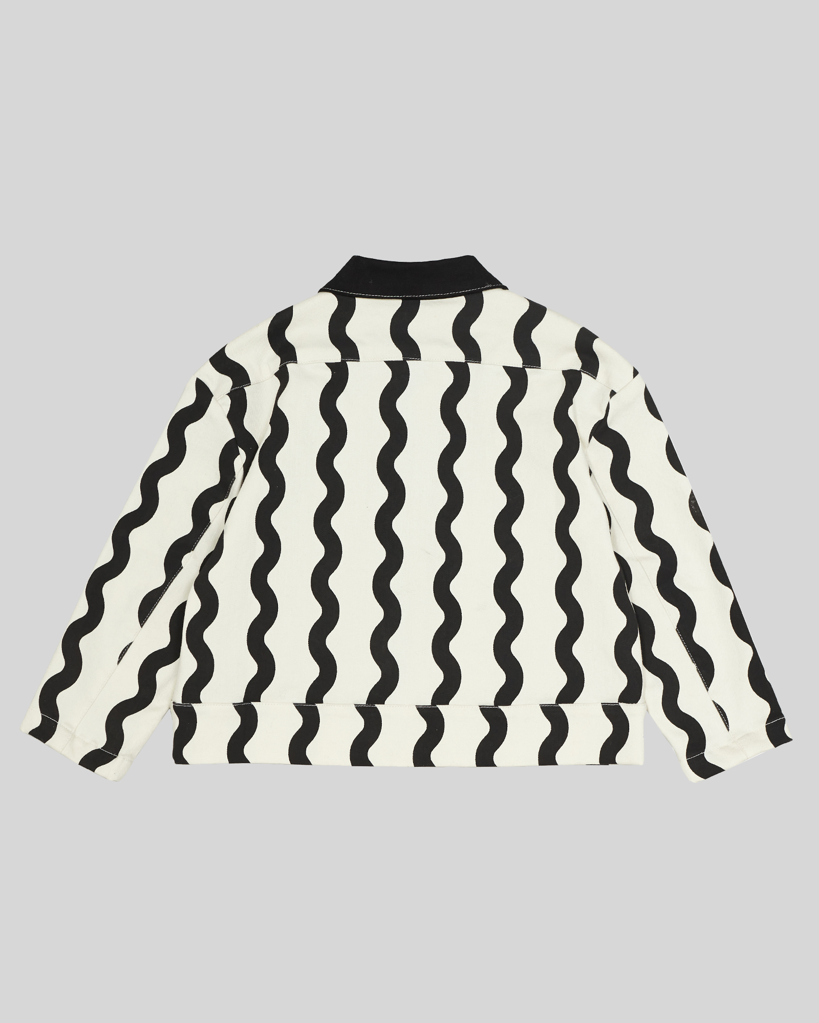 pierre chore jacket - wavy stripes