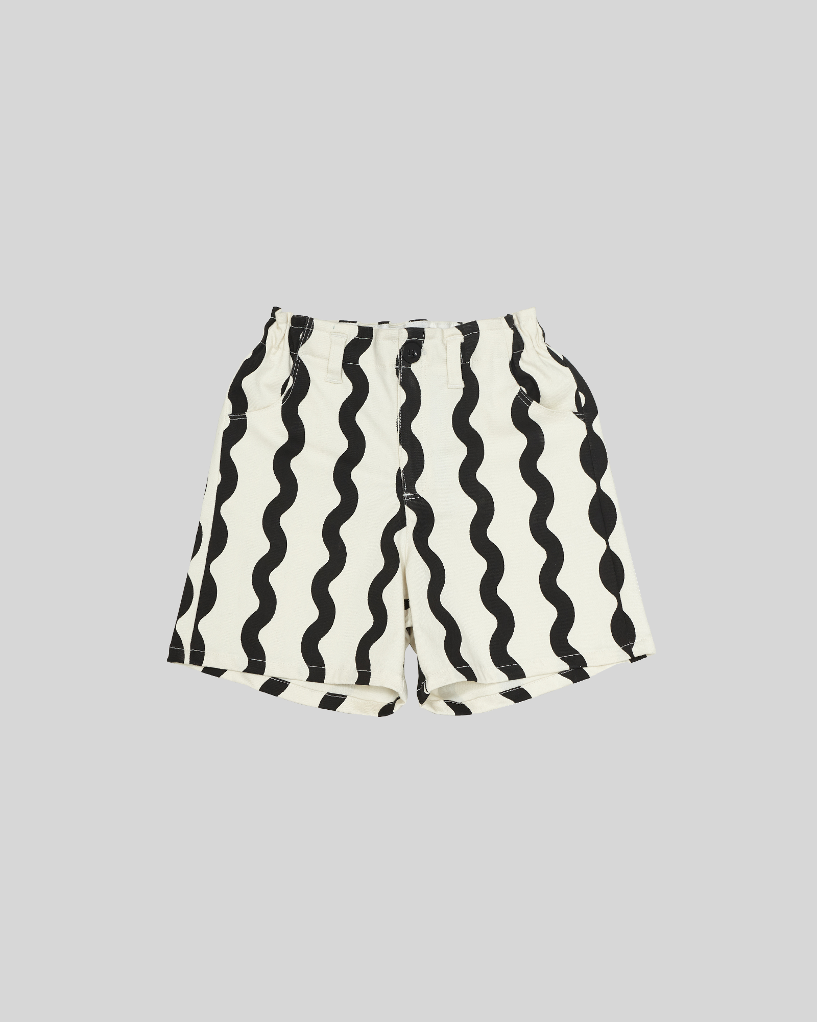 paloma shorts - wavy stripes