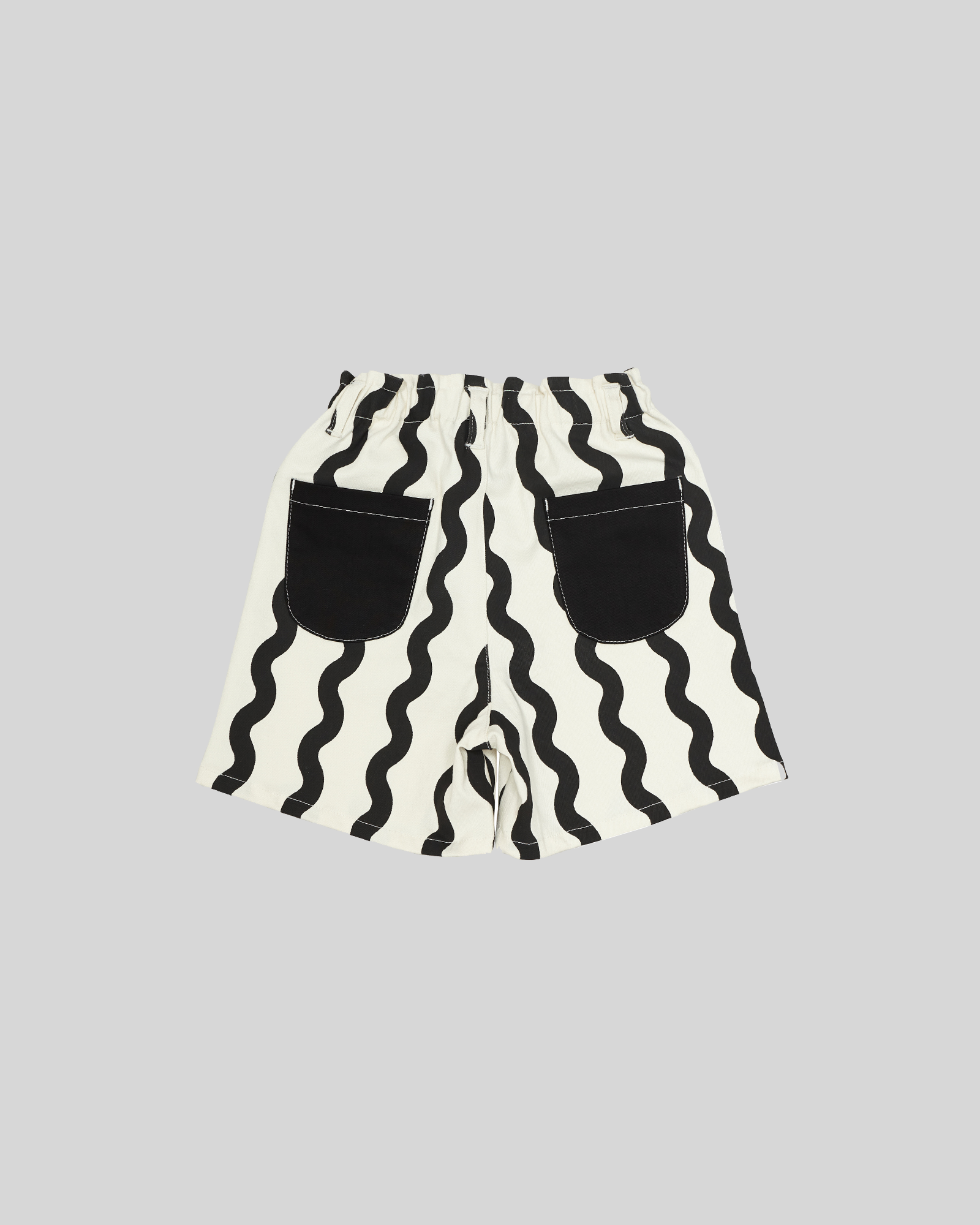 paloma shorts - wavy stripes